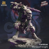Corsicus Werewolf Knight 3D-printed model